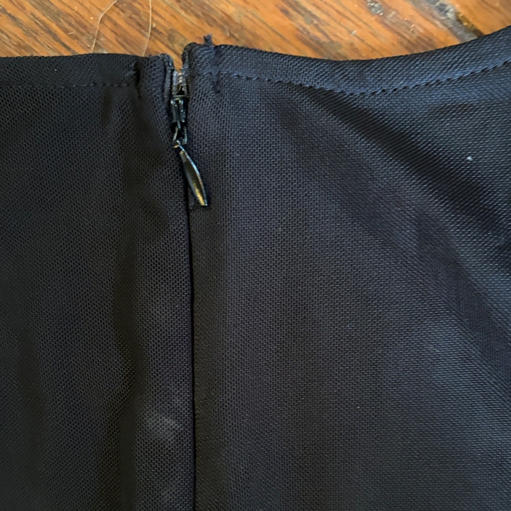 New York & Company Black Long-Sleeve Dress with Rainbow Sequins - Picture 5 of 6